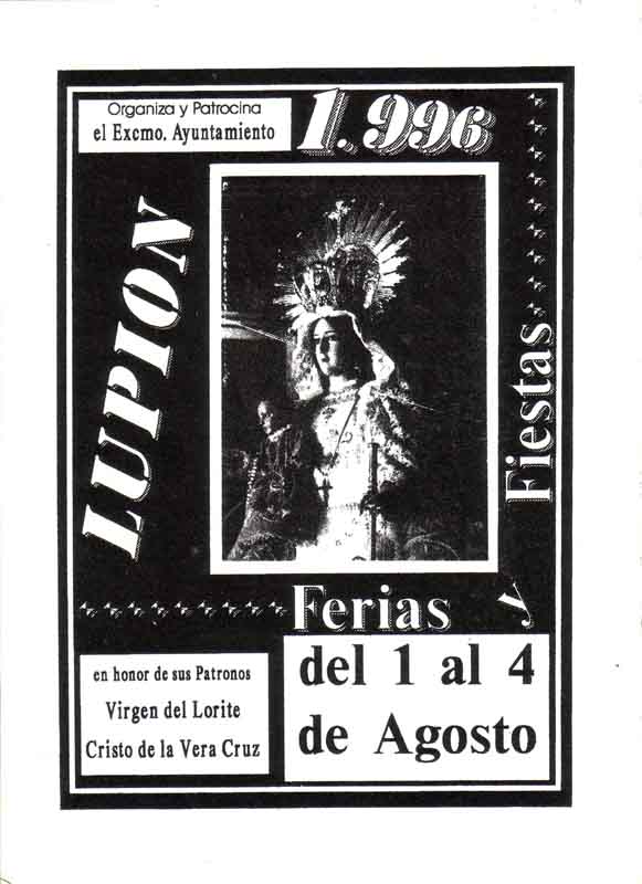 Fiestas mayores en honor de Nuestra Señora del Lorite y el Santísimo Cristo de la Veracruz  